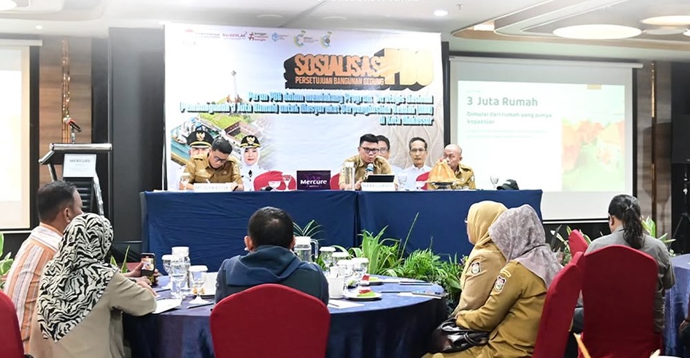 Disperkim Makassar memperkuat Persetujuan Bangunan Gedung (PBG) untuk mendukung penyediaan hunian layak, aman, dan terjangkau serta Program 3 Juta Rumah.