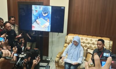 Bupati Gowa, Hj. Husnia Talenrang, S.E., M.M., menggelar konferensi pers terkait polemik yang berkembang di Kabupaten Gowa