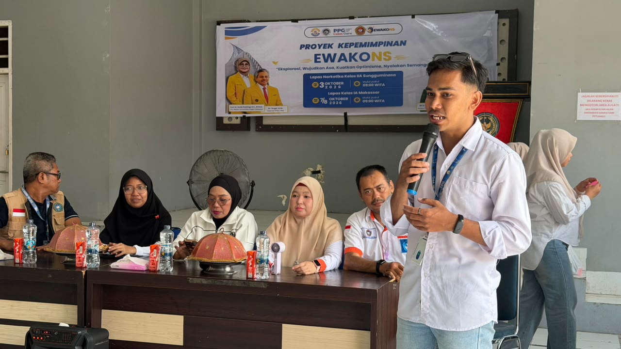 Lapas Narkotika Sungguminasa bersama PKBM Kader Bangsa dan PPG BK UNM menggelar workshop penguatan diri untuk membantu WBP membangun harapan masa depan.
