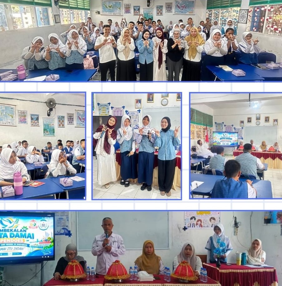 SMP Negeri 29 Makassar menggelar Pembekalan Duta Damai pada 7 Oktober 2026 untuk memperkuat toleransi, pendidikan karakter, dan mencegah perundungan demi mewujudkan lingkungan sekolah yang aman, nyaman, dan harmonis.
