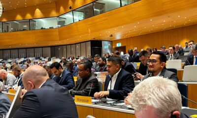 Wali Kota Makassar Munafri Arifuddin memaparkan proyek RISE berbasis teknologi hijau di United Nations Forum of Mayors 2026 di Jenewa untuk memperkuat ketahanan banjir dan menghadapi perubahan iklim.