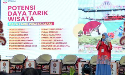 Wakil Wali Kota Makassar Aliyah Mustika Ilham mempromosikan kuliner, warisan budaya, dan wisata bahari Makassar dalam APEKSI Rembuk Kebudayaan di Singkawang.