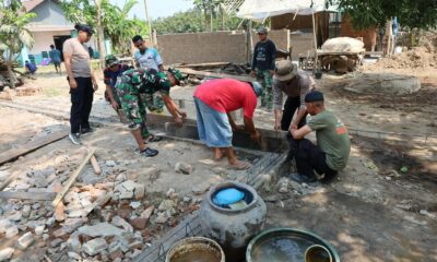 Renovasi RTLH milik Ismail di Desa Kalebarembeng, Gowa, mencapai 20 persen dalam program TMMD ke-130 Kodim 1409/Gowa di bawah Dansatgas Letkol Arm Sapari.