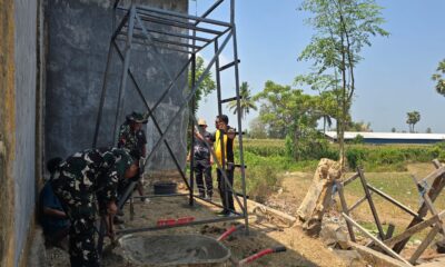 Warga Kampung Parang, Desa Barembeng, Gowa, menyambut pembangunan menara tandon air oleh Satgas TMMD ke-130 Kodim 1409/Gowa untuk mendukung kebutuhan air bersih masyarakat.
