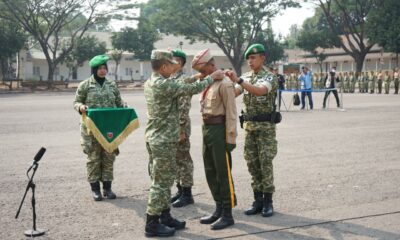 Brigjen TNI Parluhutan Marpaung menekankan pentingnya bela negara, kedisiplinan, dan pembentukan karakter pelajar dalam Latihan Kader Bela Negara KKRI 2026 di Rindam XIV/Hasanuddin menuju Indonesia Emas 2045.