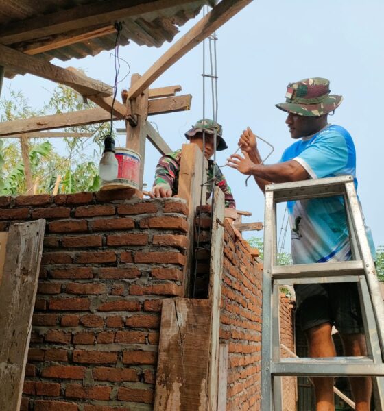 Renovasi rumah tidak layak huni milik Muh. Ramli di Desa Kalebarembeng, Gowa, mencapai 26 persen. Dansatgas TMMD ke-130 Letkol Arm. Sapari menekankan pengawasan dan kualitas pembangunan.