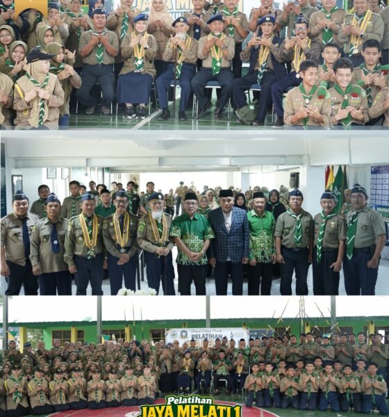 SD Muhammadiyah Perumnas mengikuti Pelatihan Jaya Melati Hizbul Wathan di Pondok Pesantren Darul Arqam Gombara untuk meningkatkan kompetensi guru dan pembinaan karakter siswa.