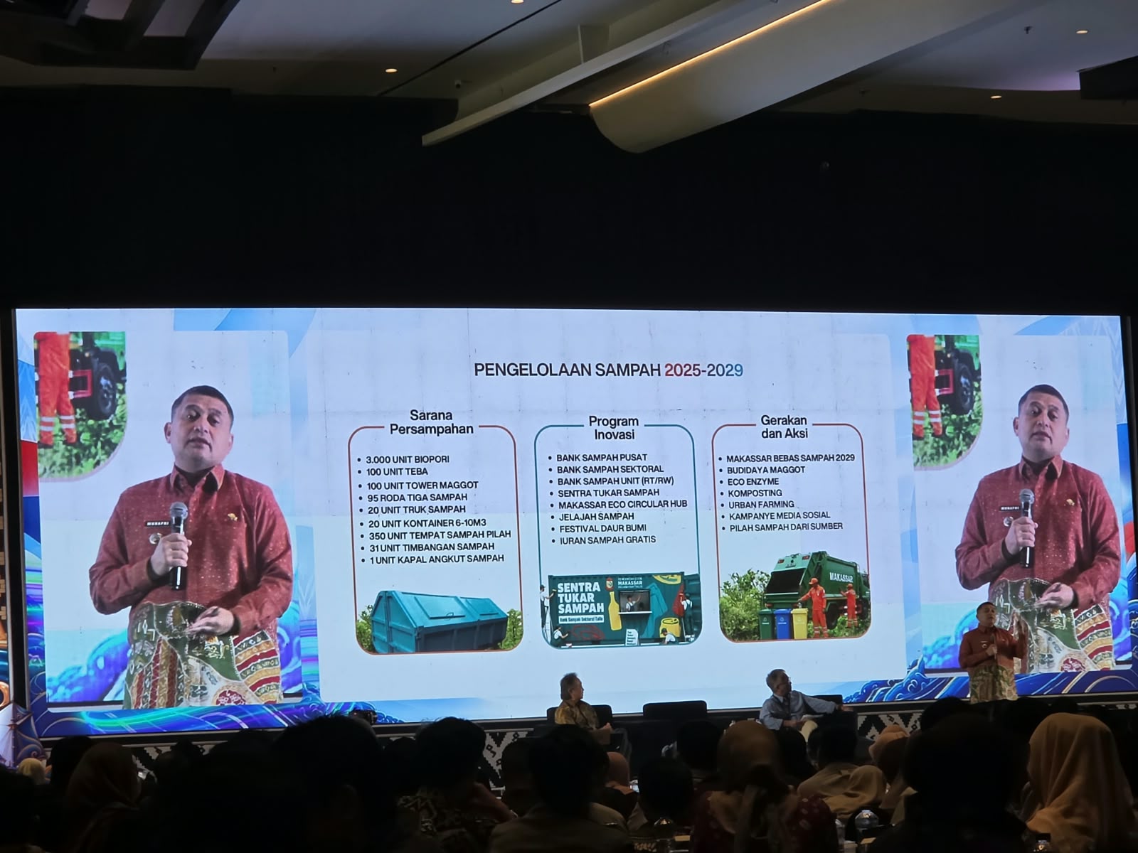 Wali Kota Makassar Munafri Arifuddin mendorong pengelolaan sampah terintegrasi dari hulu hingga hilir melalui pembenahan TPA Tamangapa, penguatan bank sampah, pemilahan sampah rumah tangga