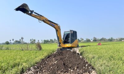 Pembangunan jalan tani TMMD ke-130 Kodim 1409/Gowa di Desa Kalebarembeng mencapai progres 68 persen pada Jumat, 30 Oktober 2026.